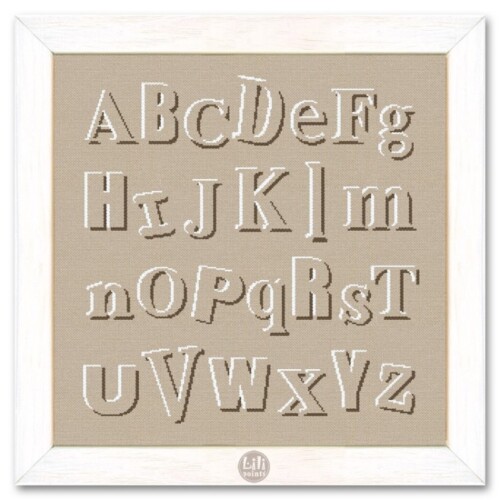 Abécédaire évidé