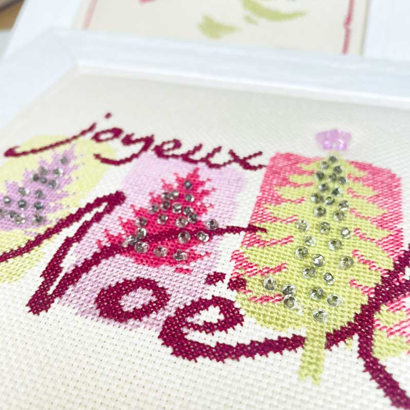 3 Christmas Trees (pink) - Image 2