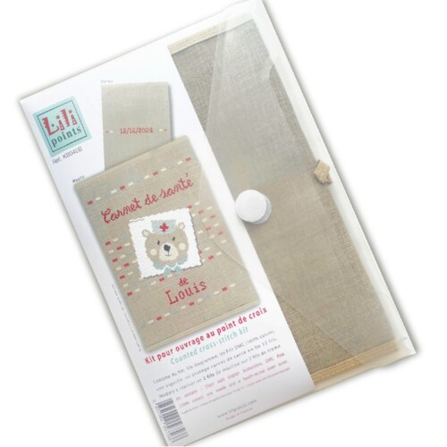 Kit Carnet de santé Ourson Bleu